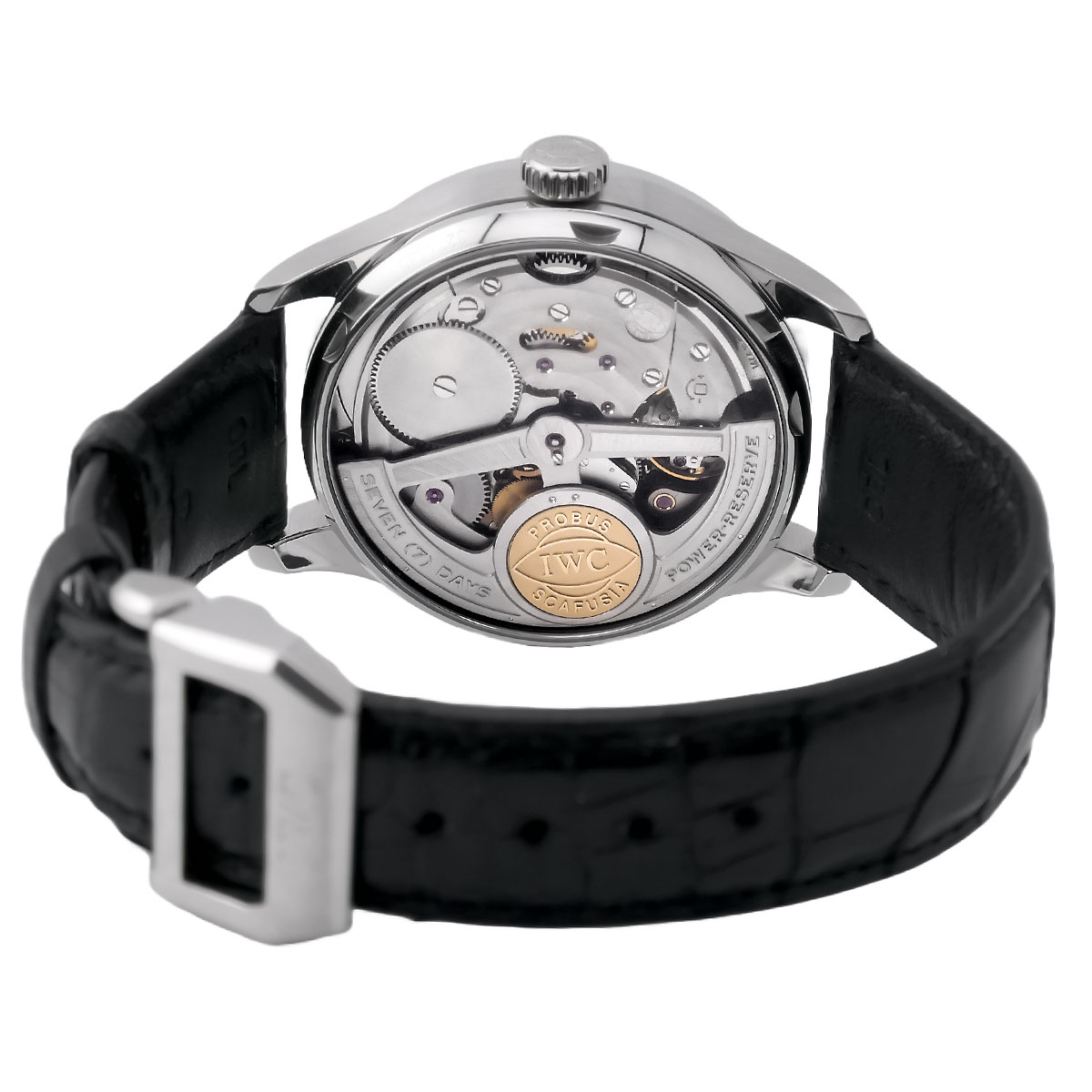 IWC Portugieser Portuguese Perpetual Calendar Platin mit silbernem Zifferblatt Referenz IW502219