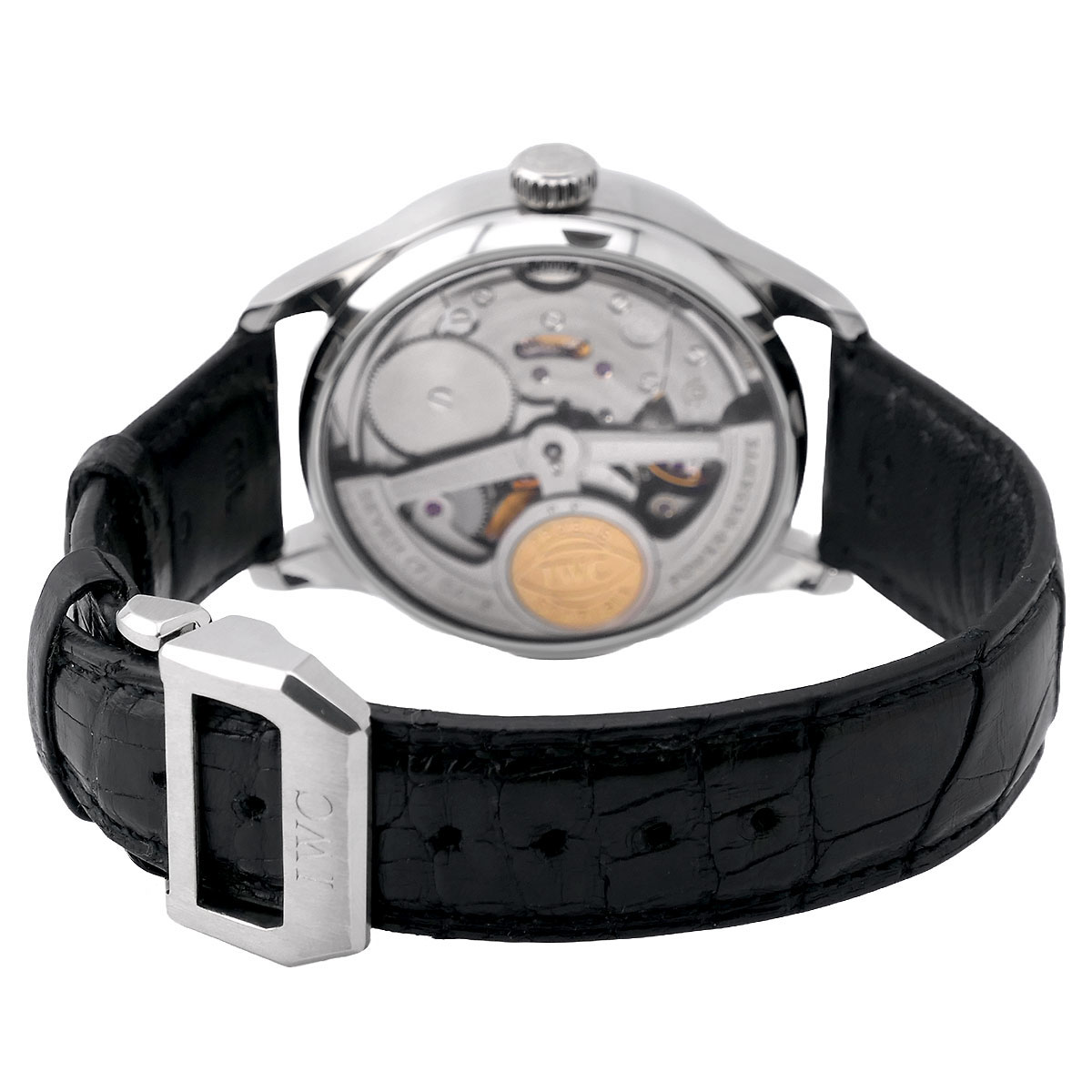 IWC Portugieser Portuguese Perpetual Calendar Platin mit silbernem Zifferblatt Referenz IW502219