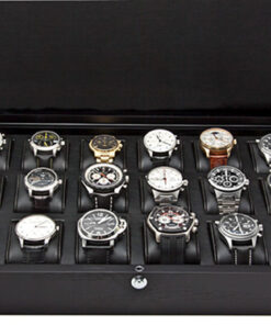 Alternative view of UHRENBOX | für 18 Uhren Eschenholz Mattschwarz | Ref. L46B33H8-18 S