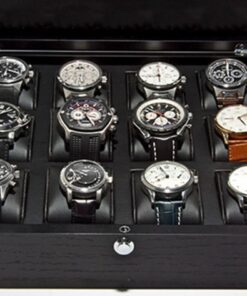 Alternative view of UHRENBOX | für 12 Uhren Eschenholz Mattschwarz | Ref. L33B32H8-12 S