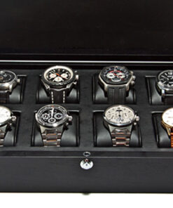 Alternative view of UHRENBOX | für 8 Uhren Eschenholz Mattschwarz | Ref. L36B34H9-8 S