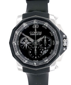 CORUM | Admirals Cup Challenger Chronograph 48 Black Titan Limitiert Service 2024 | Ref. 753.935.06/0371AN52