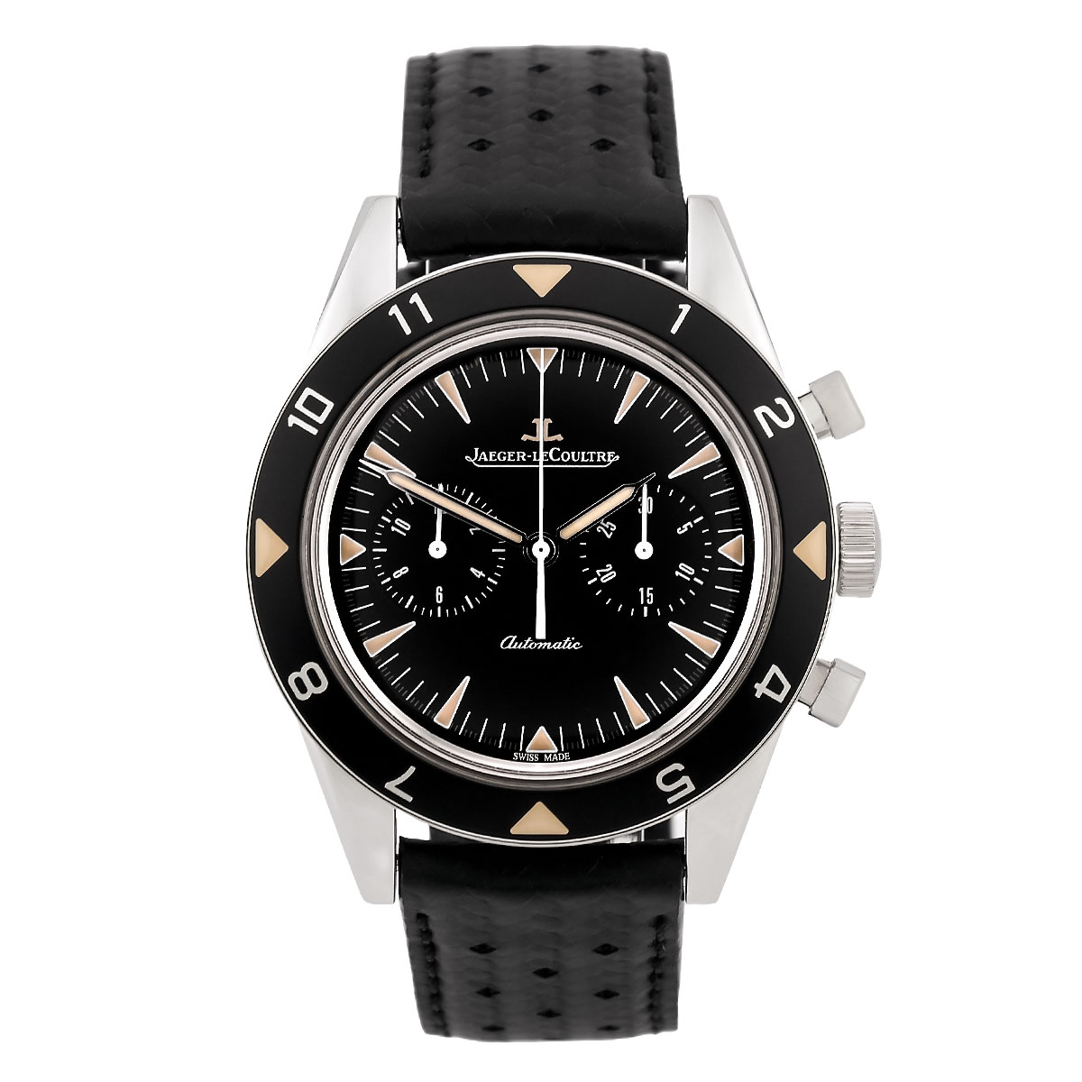 Jaeger-LeCoultre Deep Sea Vintage Chronograph Referenz Q207857J mit schwarzem Zifferblatt