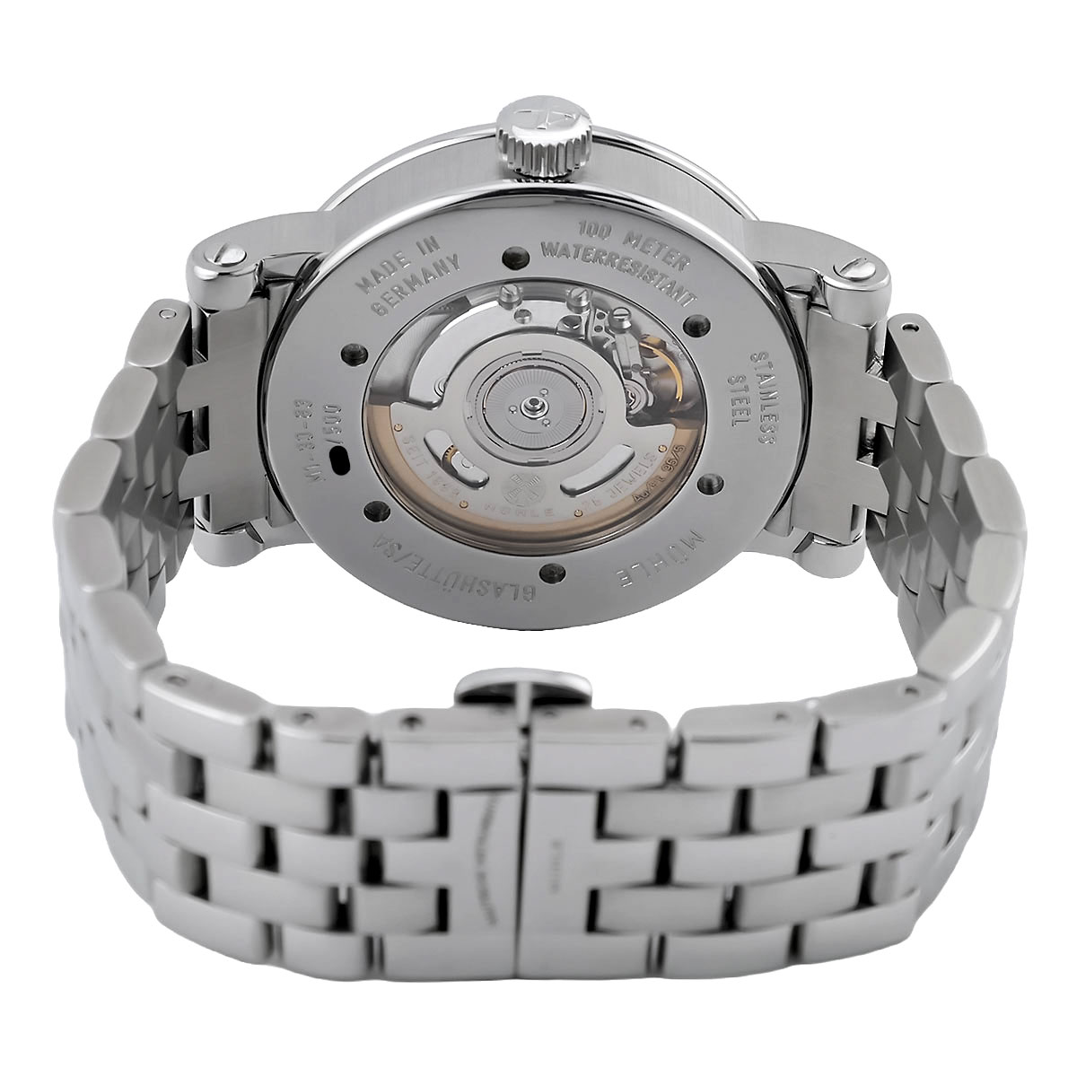 MÜHLE GLASHÜTTE Edition Black Teutonia II Large Date Ref. M1-30-83 Bottom